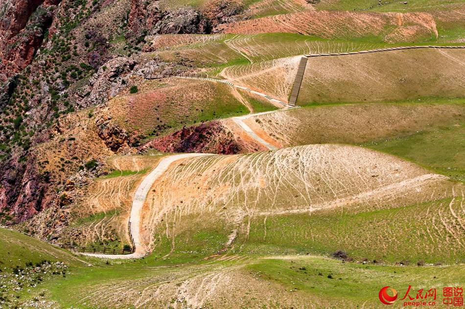 Fascinating scenery of Kuokesu Grand Canyon in NW China