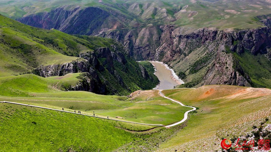 Fascinating scenery of Kuokesu Grand Canyon in NW China