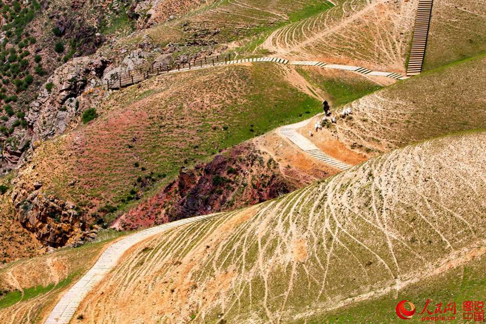 Fascinating scenery of Kuokesu Grand Canyon in NW China