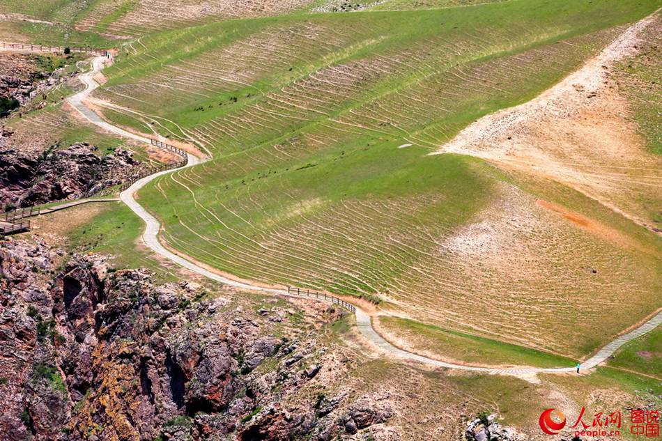 Fascinating scenery of Kuokesu Grand Canyon in NW China