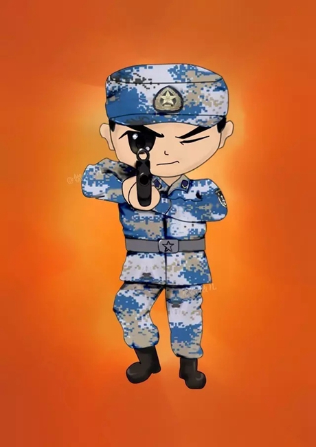 PLA Navy releases cartoon profile photos