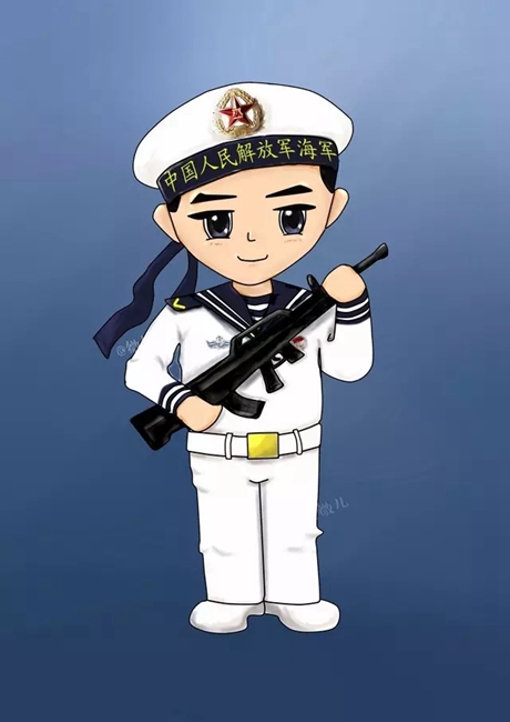 PLA Navy releases cartoon profile photos
