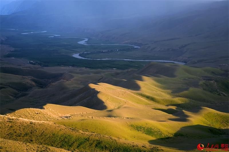 Beautiful Kalajun Prairie in Xinjiang