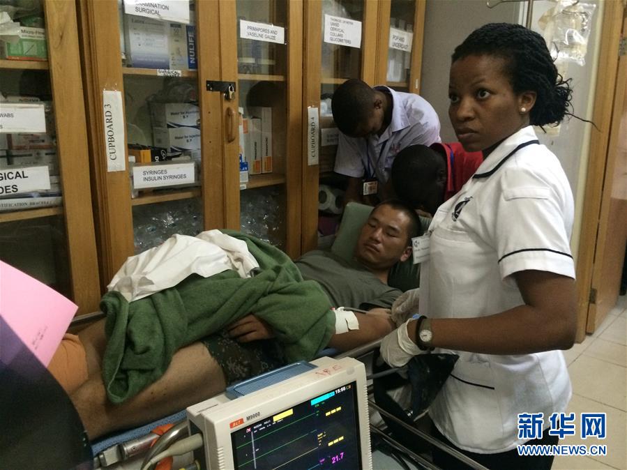 Injured Chinese peacekeepers in S.Sudan violence airlifted to Uganda for treatment