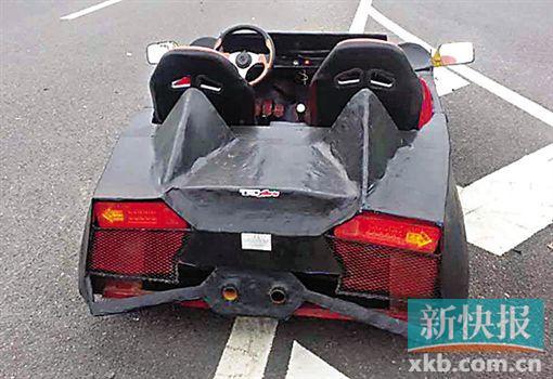 'Porsche-modified' motorcycle spotted in Guangdong