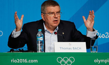 Bach rejects blame on IOC decision on Russia doping