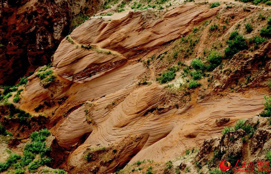 Magnificent scenery of Danxia landsape in northwest China