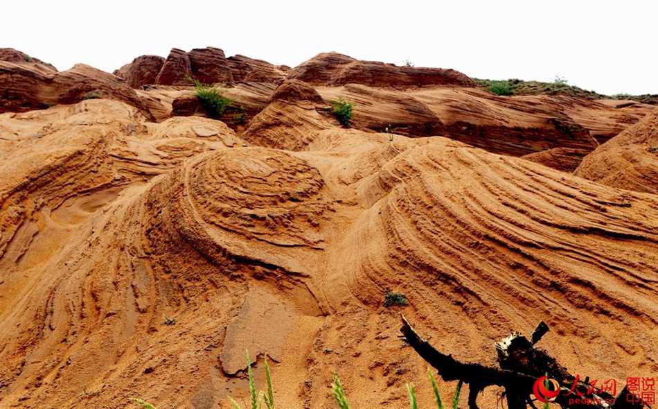 Magnificent scenery of Danxia landsape in northwest China