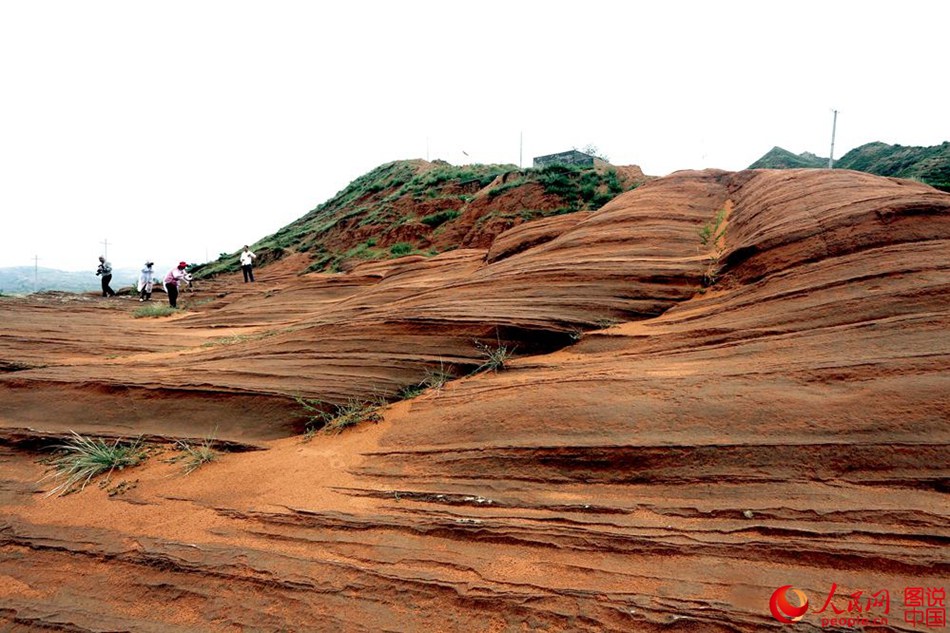 Magnificent scenery of Danxia landsape in northwest China