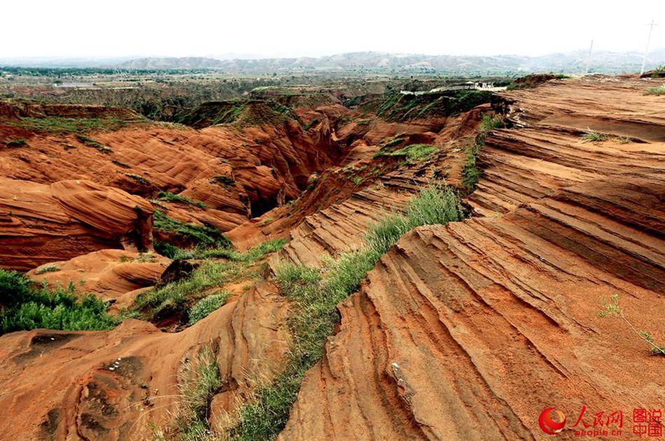 Magnificent scenery of Danxia landsape in northwest China