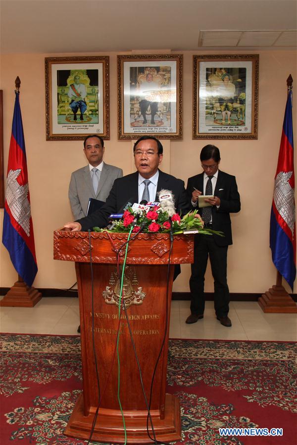 Cambodia reiterates China-Philippines dispute over South China Sea not related with ASEAN