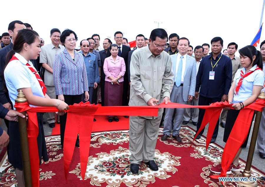 Cambodia inaugurates China-funded road in western province