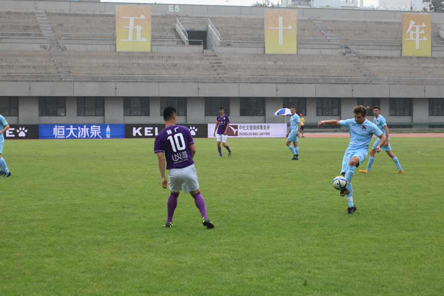 First World Elite University Football Tournament held at Tsinghua University