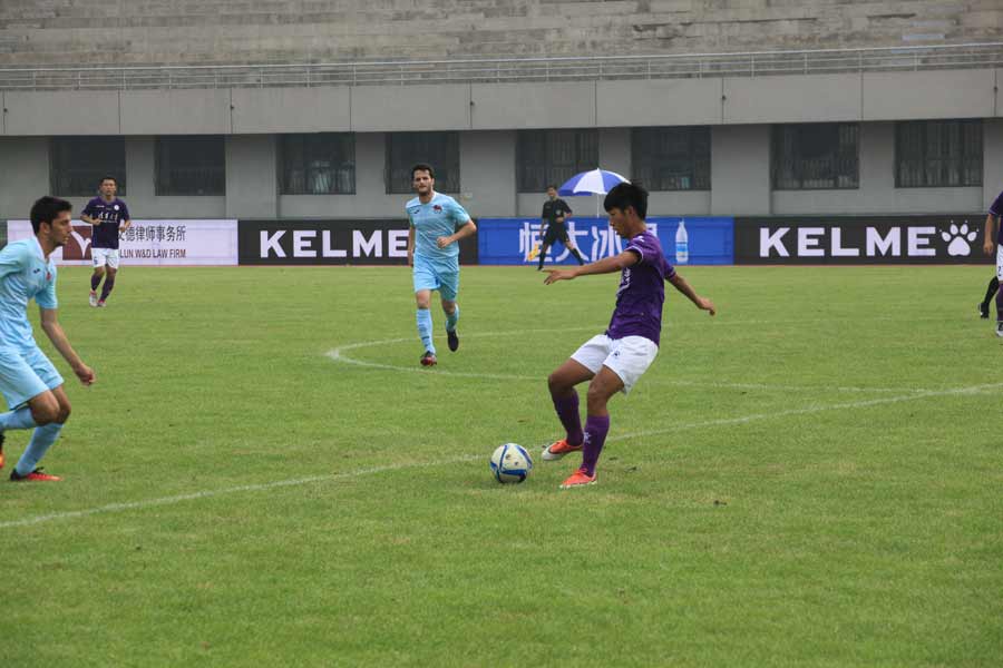 First World Elite University Football Tournament held at Tsinghua University