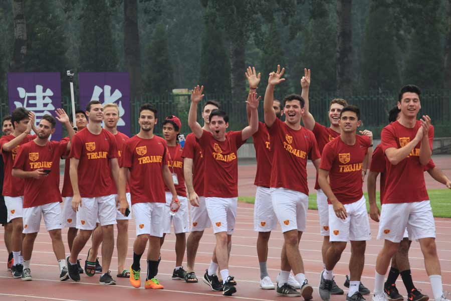 First World Elite University Football Tournament held at Tsinghua University