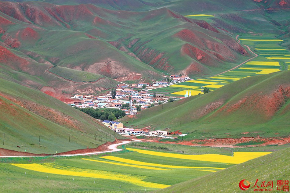 Magnificent mountain views in northwest China