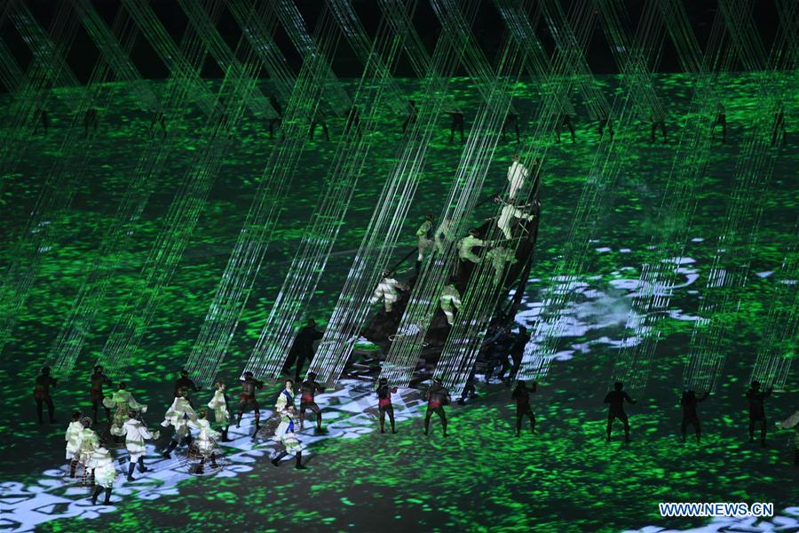 Opening ceremony of 2016 Olympic Games held in Rio