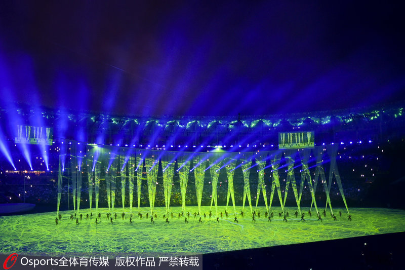 Opening ceremony of 2016 Olympic Games held in Rio