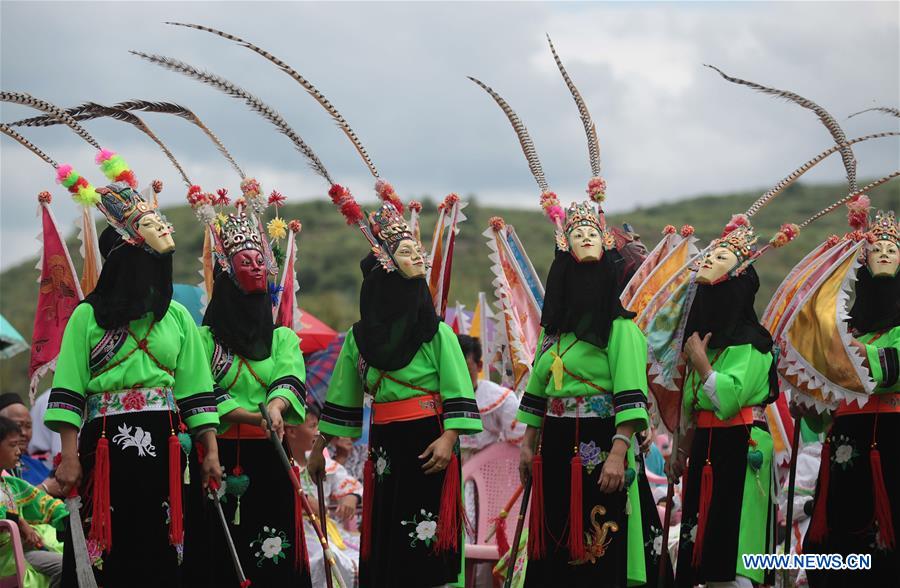 Mask festival kicks off in southwest China's Guizhou
