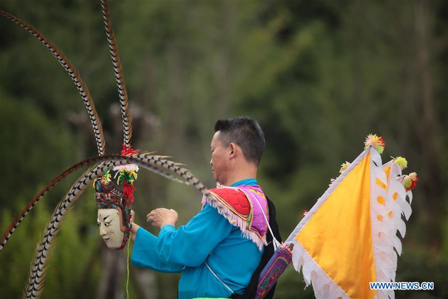 Mask festival kicks off in southwest China's Guizhou