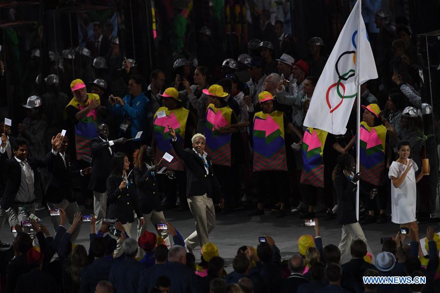 First ever Refugee Olympic Team show up in opening ceremony