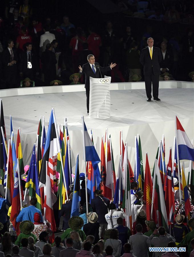 Opening ceremony of 2016 Olympic Games held in Rio