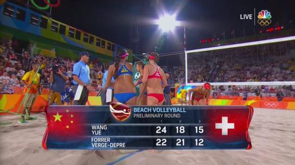 Wang/Yue claim opening victory in Olympic women's beach volleyball
