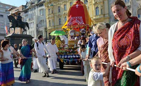 Ratha Yatra festival marked in Croatia