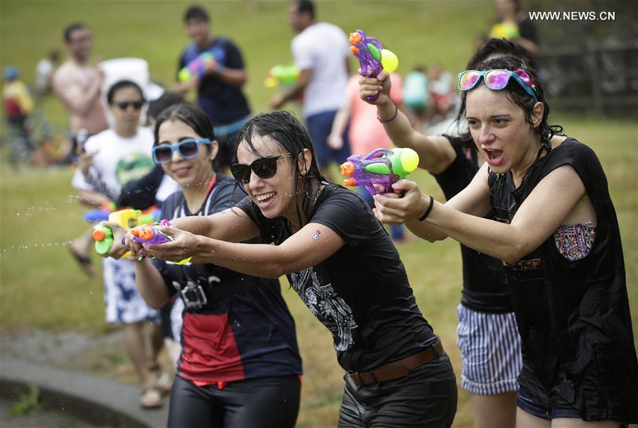 10th Water Fight event held in Canada's Vancouver