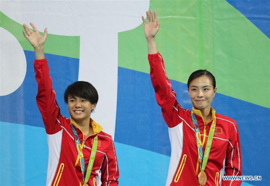 China win first diving gold of Rio Games