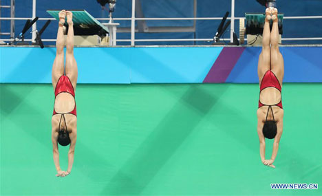 China win first diving gold of Rio Games