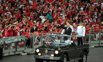 51st anniv. of independence marked in Singapore