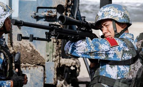 Chinese soldiers compete in International Army Games in Russia