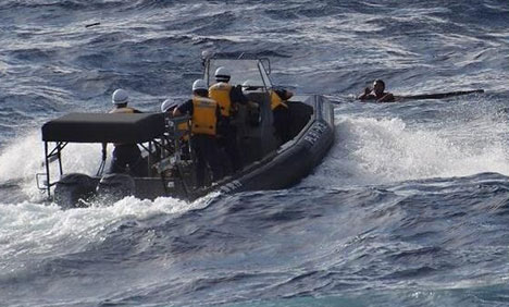 Chinese sailors saved after boat collided with Greek ship