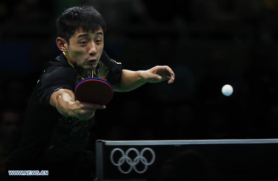 Ma Long wins gold medal in men's singles table tennis