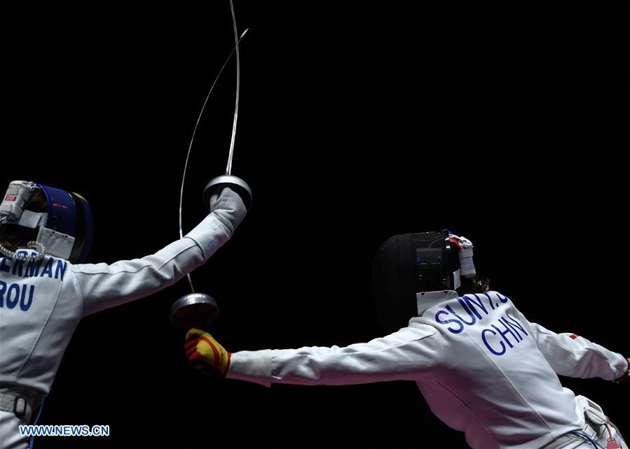 Defending China's women's epee team settles for silver