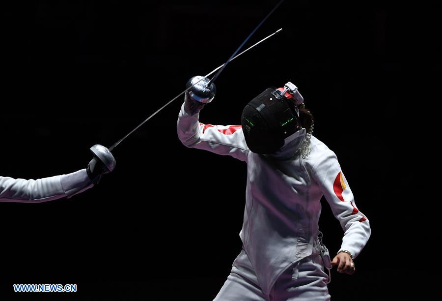 Defending China's women's epee team settles for silver