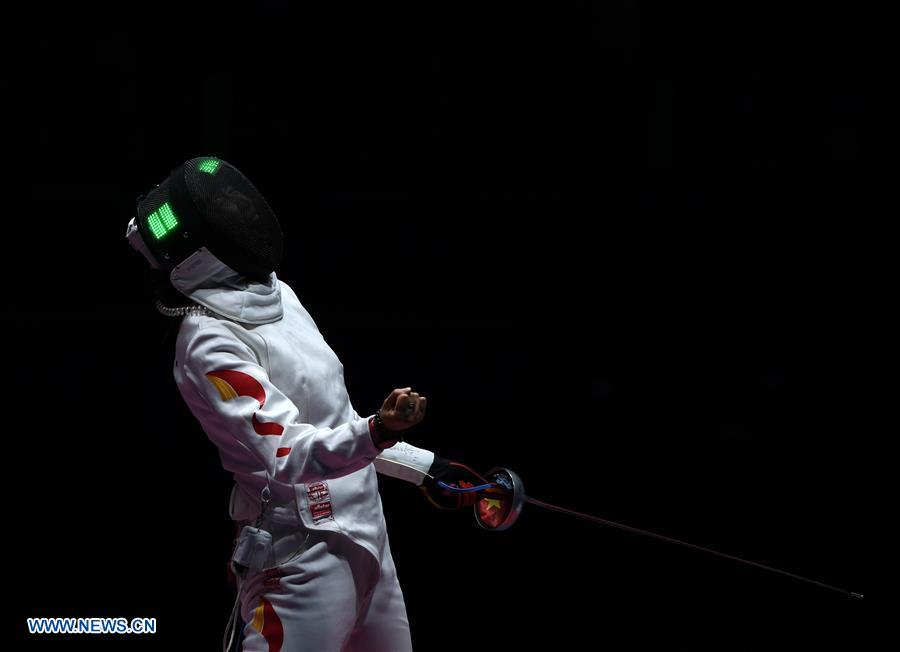 Defending China's women's epee team settles for silver