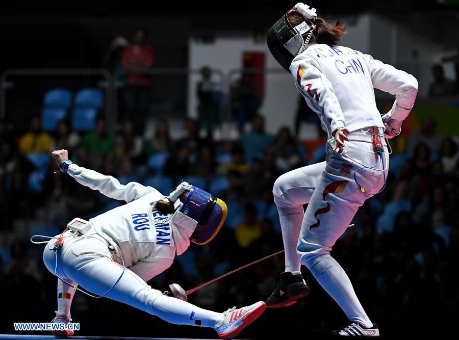 Defending China's women's epee team settles for silver