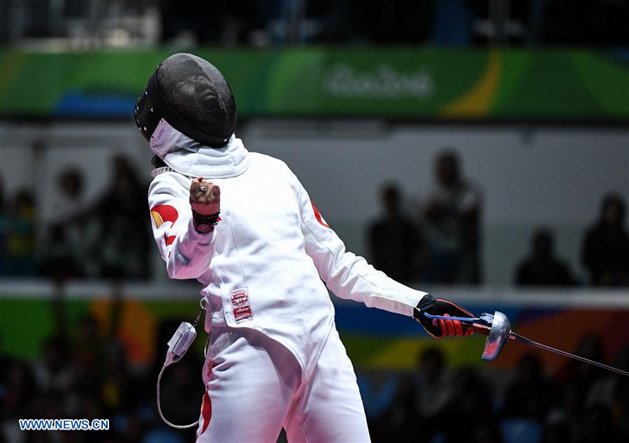 Defending China's women's epee team settles for silver