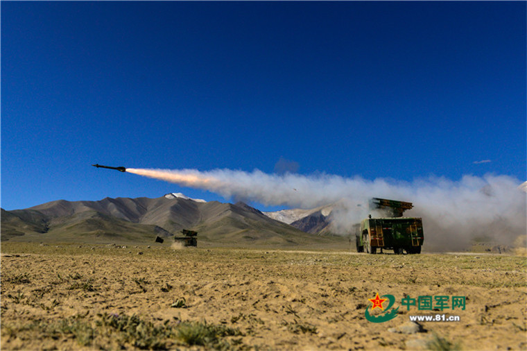 Ground and air combat confrontation drill held in northwest China