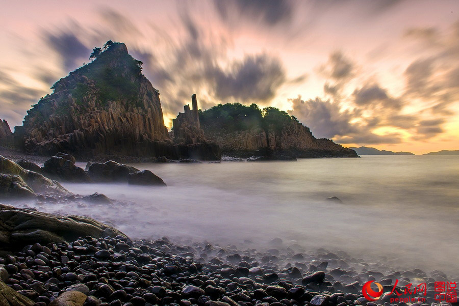 Fantastic scenery of Hua'ao Island