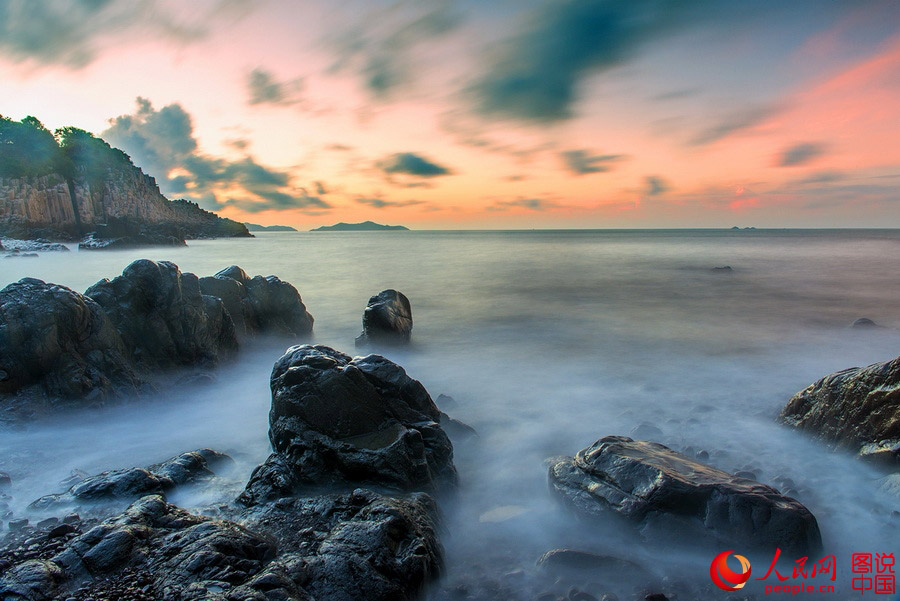 Fantastic scenery of Hua'ao Island