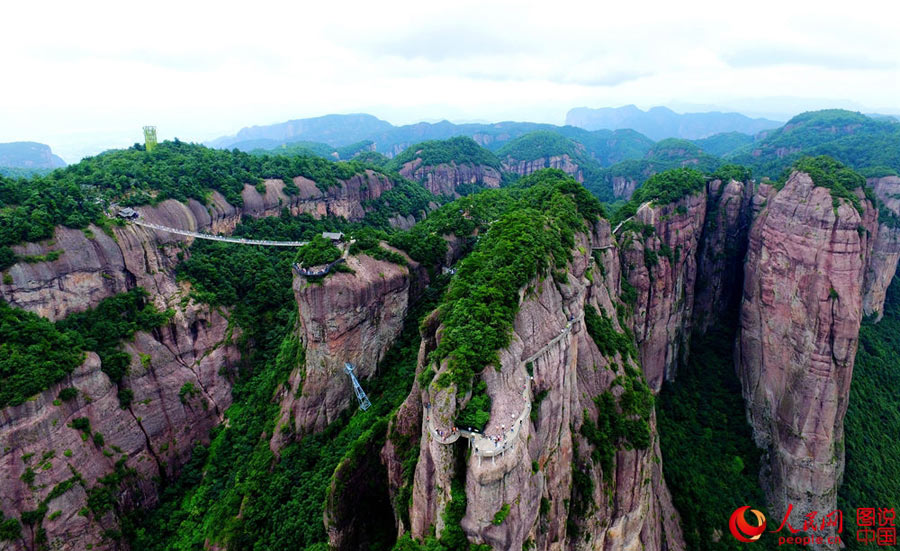 Magnificent Shenxianju Mountain in Zhejiang