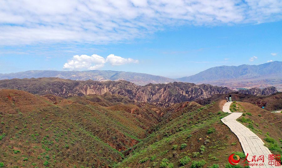 Divinely 'crafted' stone forest near Yellow River