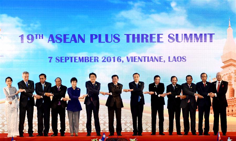 ASEAN, China, S. Korea, Japan promise to promote sustainable development cooperation