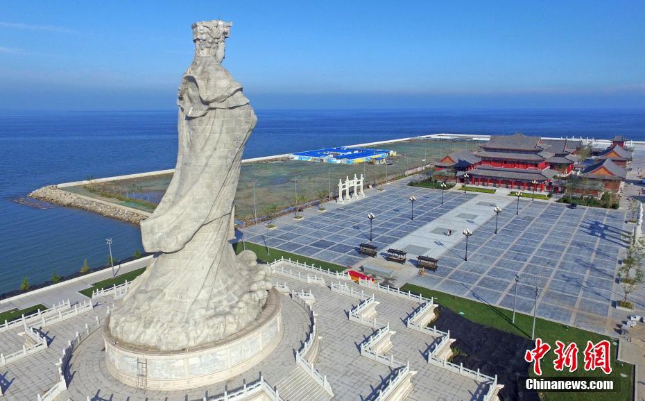 World's highest Matsu statue erected in Tianjin