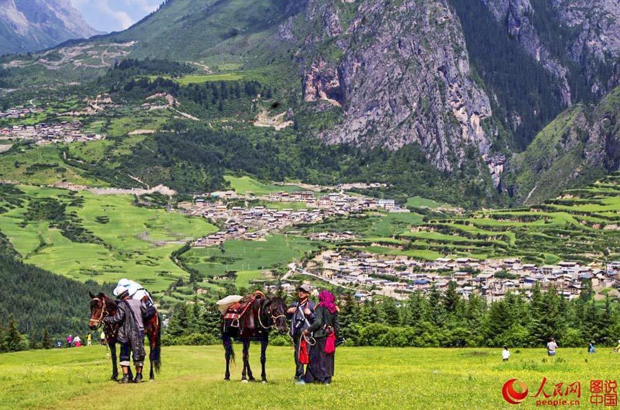 Intoxicating scenery of Zhagana Mountain