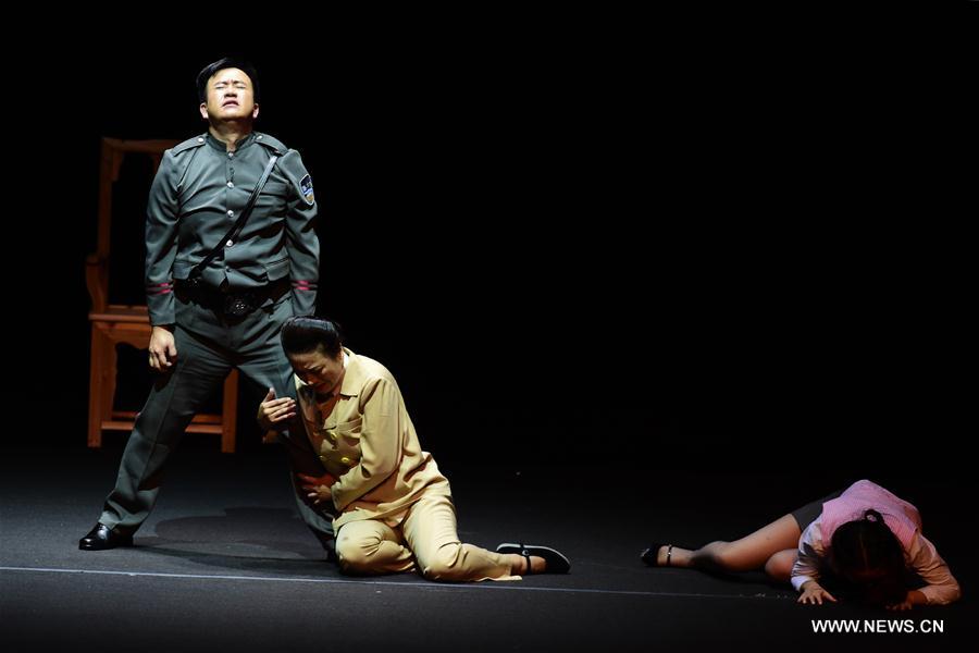 EGYPT-CAIRO-CHINA-EXPERIMENTAL THEATRE-THUNDERSTORM