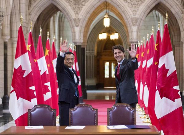 Premier Li says China, Canada begin exploratory talks on free trade agreement 